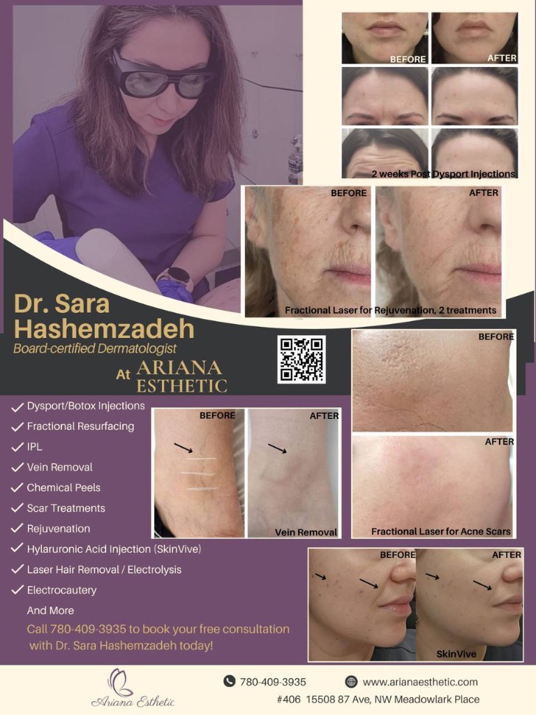 کلینیک پوست و زیبایی آریانا | دکتر سارا هاشم‌زاده