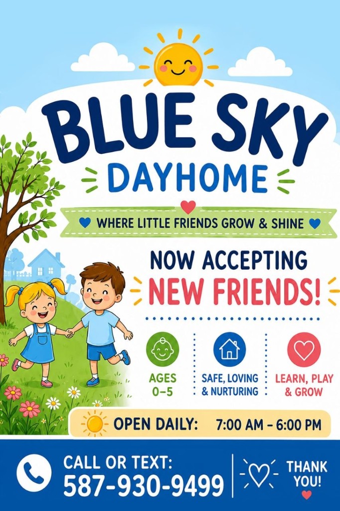 Blue Sky Dayhome | مهدکودک و خانهٔ مراقبت کودک