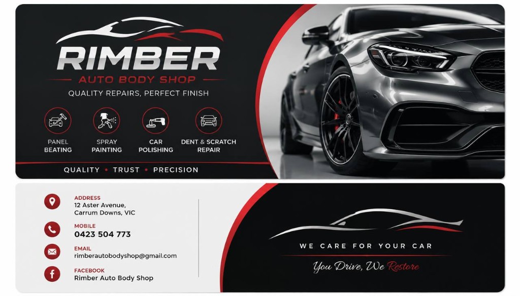 Rimber Auto Body Shop | صافکاری و نقاشی خودرو ملبورن